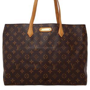 Wilshire MM Monogram Canvas Shoulder Bag